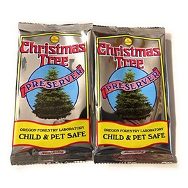 2 Pack Christmas Tree Preserver by Oregon Forestry Laboratory for Prolonging Christmas Tree Life and Keep Needles on The Tree