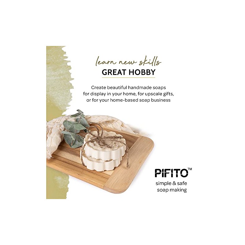 Pifito - Base de jabón de glicerina vegetal natural para