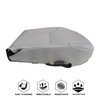 NLQR Medium Gray Front Passenger Side Bottom Replacement Seat Microfiber