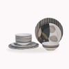 Bowla 12-Piece Melamine Dinnerware Set - Service for 4 (Moden