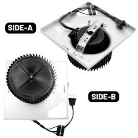 LIDSCURA S97015157 Bathroom Exhaust Fan, Motor Blower Wheel Assembly Replacement for NuTone 680 680FL HD50 676-D/2676F-A 684NT-A 646D 672SP 674-A DX110