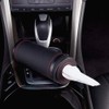 Car Tissue Tube Holder, PU Leather Cylinder Tissue Box, Diameter