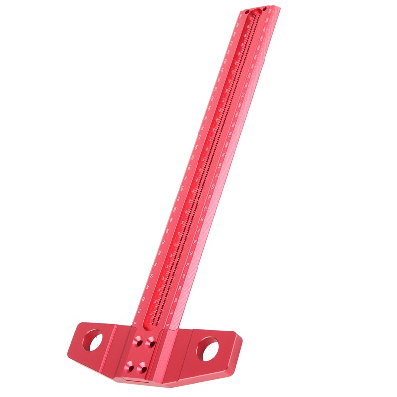 T Square Ruler Aluminum Alloy Removable Woodworking Scriber Art Framing