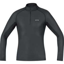 GOREWEAR M WINDSTOPPER® Base Layer Thermo Maglia colla alta Uomo, Black, XL