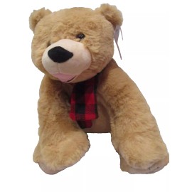FAO Schwarz Teddy Bear with Checked Scarf *new with tags*