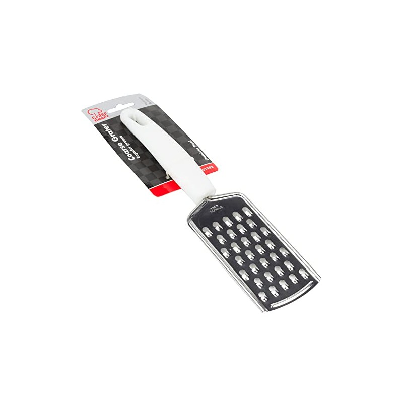 Chef Craft Select Handheld Coarse Grater, 9.5 inch, White