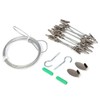 61.3inch Steel Wall Hanging Photo Display Cable Wire Rod String