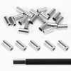 Pack of 200 End Caps, Silver End Caps, Bowden Cable