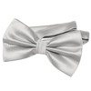 DonDon Men's Adjustable Bow Tie and Pocket Square -