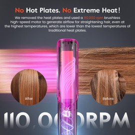 slopehill 2-in-1 Hair Straightener and Blow Dryer, Professional Styling Tool