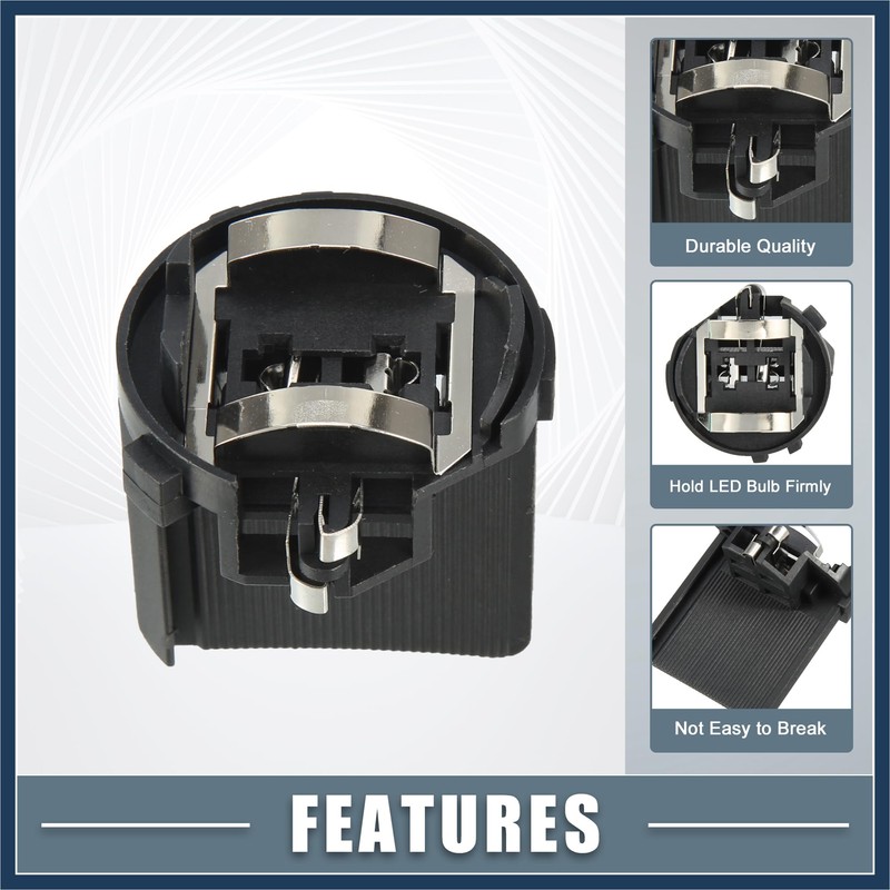 INFINAUTO H7 LED Headlight Bulb Holder Adapter Socket Base Holders