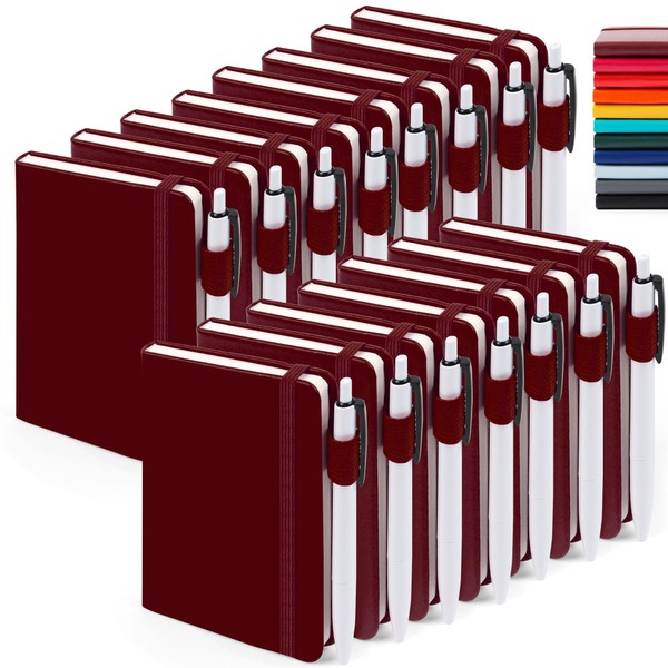 feela 15 Pack Pocket Small Notebooks Bulk, Mini Cute Notepads