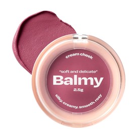 alternativestereo Balmy Cream Cheek No.6 Plum Jam | Lightweight, Natural Finish Cream Blush with Blurring Effect | 2.5g