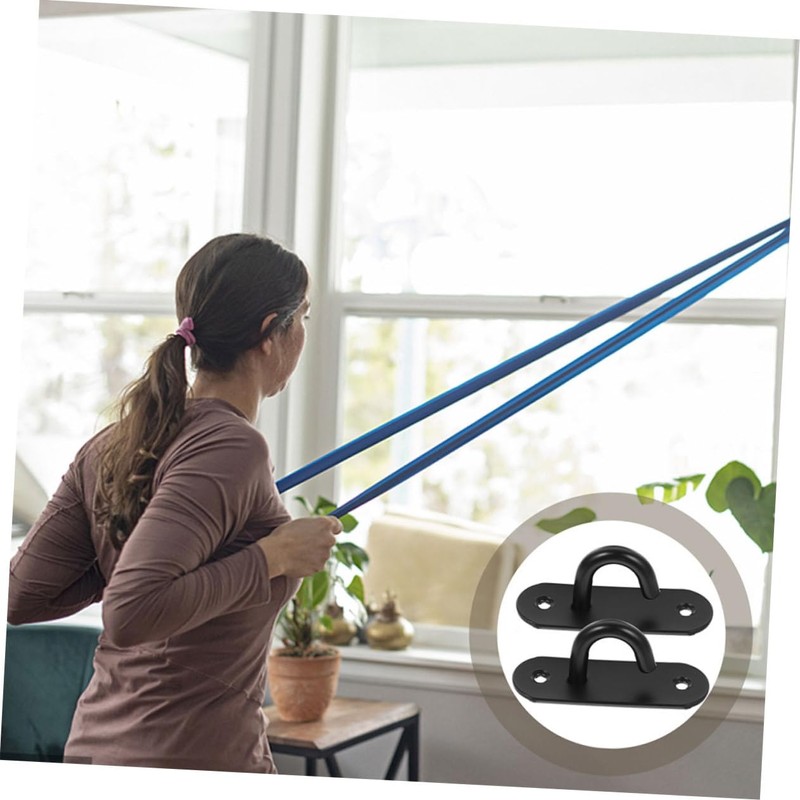 OHPHCALL 4pcs Wall Mount Hooks Heavy Duty Exercise Anchor for