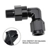 EVIL ENERGY 4AN Female to 1/8 NPT Pipe Swivel 90