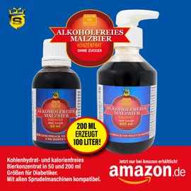 Bannanen-Konzentrat-Drops| 1 Flasche 50 ml ergibt 25 Liter | hochkonzentriertes Aroma ohne Zucker | für Wassersprudler | prickelnd | Fertiggetränk | kalorienarm | ohne Konservierungsstoffe