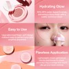 INTO YOU Cream Blush Air Cushion for Cheeks Eyes, Moisturizing,