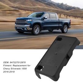 Soporte de Placa de Matrícula para Parachoques Delantero, Soporte de Etiqueta de Placa de Matrícula Delantera 847227012870 Reemplazo de Accesorios de Exterior de Automóvil para Silverado 1500 2016-201