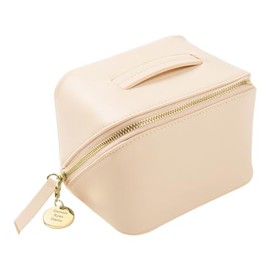 THINGS REMEMBERED Engraved Small Blush Leather Beauty Case (Free Customization)