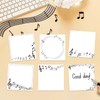 30 Pcs Music Sticky Notes Music Note Pads Musical Memo