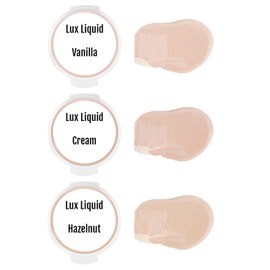 BaeBlu Organic LUX Liquid Foundation SAMPLES, Vanilla, Cream, Hazelnut