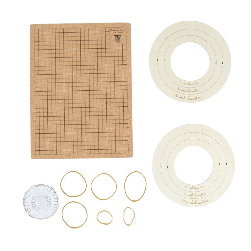 Macrame Board 11x15in Lightweight Macrame Braiding Board Reusable Grids Braiding