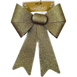 Escanver Moño Navideño Adorno Navidad 23x30 Cm Decoración Navideña