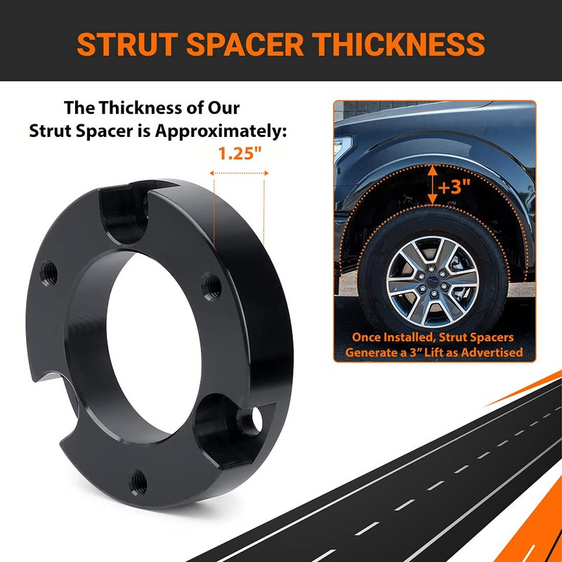 TORCH 3" Front Leveling Lift Kit for 1995-2004 Toyota Tacoma