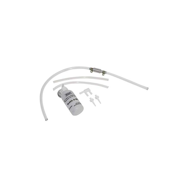 Sealey VS0201 Brake Bleeder Set with Container