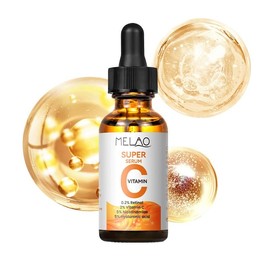 Facial con Vitamina C, Retinol 0.2%, Niacinamida 5%, Ácido Hialurónico 5%, 30 ml