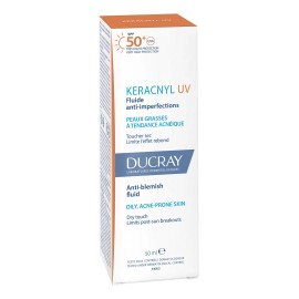 Protector Solar Facial Ducray Keracnyl Fluido Fps Anti Imperfecciones
