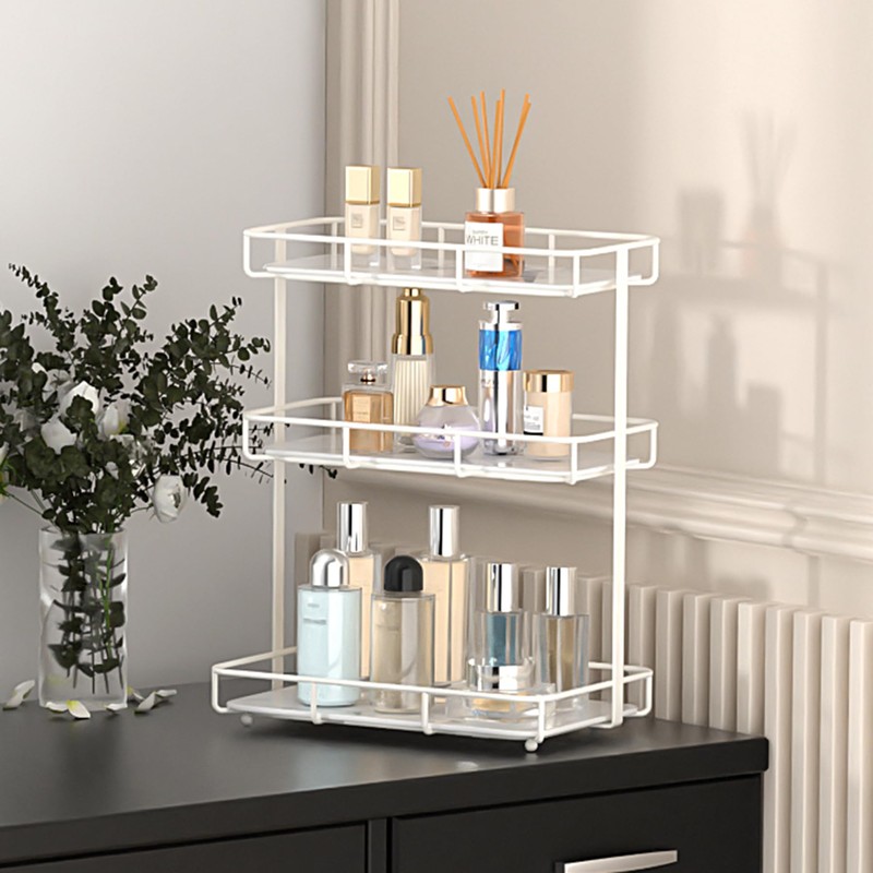 Bathroom Organizer Countertop Perfume Organizer Makeup Organizer Cosmetics Storage Display
