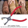Leather Hole Punch Strong Penetrating Power Incisive Silent DIY Leather