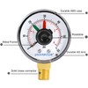 Uharbour Pool Pressure Gauge with Two Setable Needles for Select
