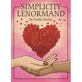 Simplicity Lenormand: Beginner-Friendly 41-card Lenormand Deck with Keywords on Cards, Includes 132-page Guidebook with Clear Meanings and Reading Instructions