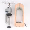 360° Rotating Leather Stitching Pony, Table-Mount Clamp