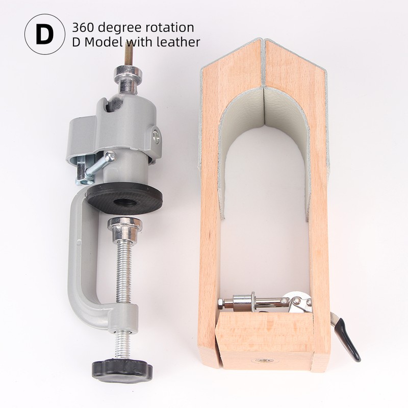 360° Rotating Leather Stitching Pony, Table-Mount Clamp