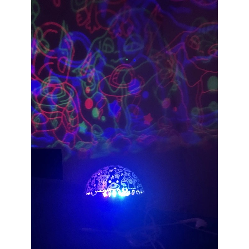 Night Light for Kids & Baby Yoda Fans 360-Degree Rotation