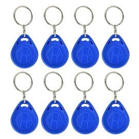 New RFID Proximity ID Card Key for Access Control (Blue), Rewritable Key Keyfobs Keychains for Door Access Control, Pack of 100 (ID Card)