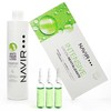 NAVIR Profesional | Anti-Haarausfall-Ampullen + Anti-Haarausfall-Shampoo | Behandlung mit pflanzlicher