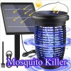 PALONE Solar Bug Zapper Outdoor, Waterproof Mosquito Zapper Outdoor Solar