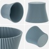 KADAX Small Plastic Flower Pot, Succulent and Herb Planter, Modern