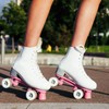 PATIKIL Pack of 8 Roller Skates with Bearings Luminous Replacement