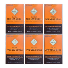 Nutriday Kamut Brand Wheat Enzyme Aspergillus 3g x 30 Packets (6 Packets) () / 뉴트리디데이 카무트 브랜드 밀 함유 효소 황국균 3g x 30포 6개 ()