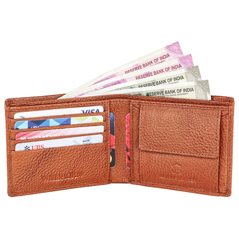 WILDHORN Leather Wallet, Tan