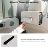 Car Tissue Holder, Ompellus Premium PU Leather Tissue Box Holder