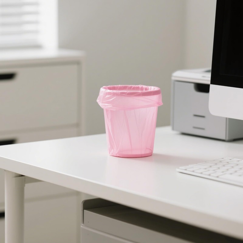 200 Pack Small Garbage Bags- Perfect for Desktop Trash Cans