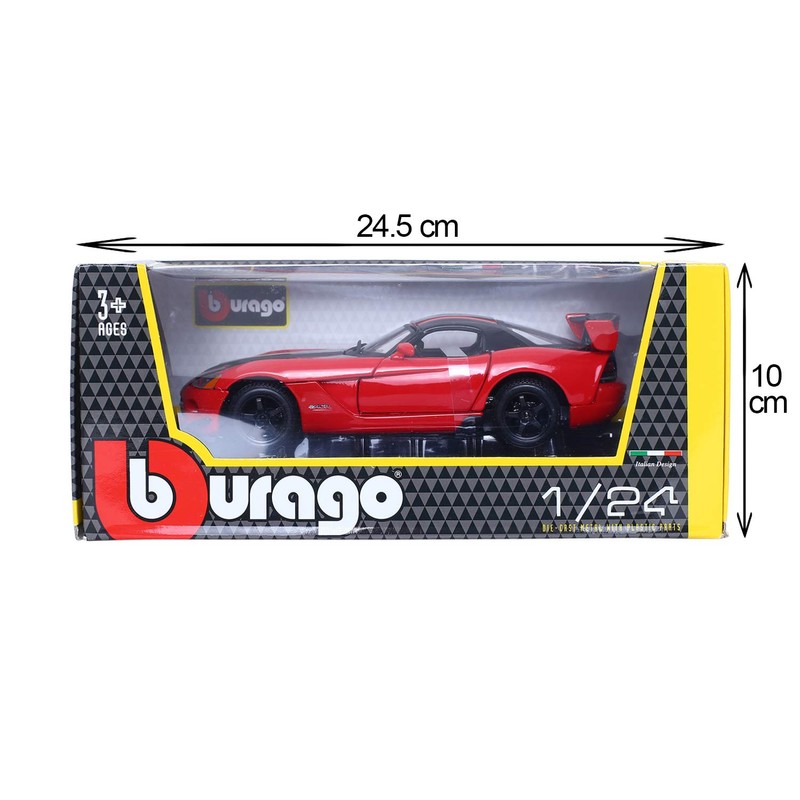 Bburago 22114o Model Car Dodge Viper Srt 10 Acr 1:24