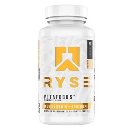 RYSE Core Series VitaFocus | Multivitamin + Nootropic | Total Brain & Body Support | with 13 Essential Vitamins & 8 Essential Minerals | 60 Capsules