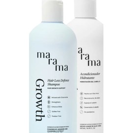 MARAMA  Set Growth Shampoo 500ml y Acondicionador 500ml  Fórmula Natural para Todo Tipo de Cabello  Shampoo con Manzanilla  Sin Sulfatos y Parabenos